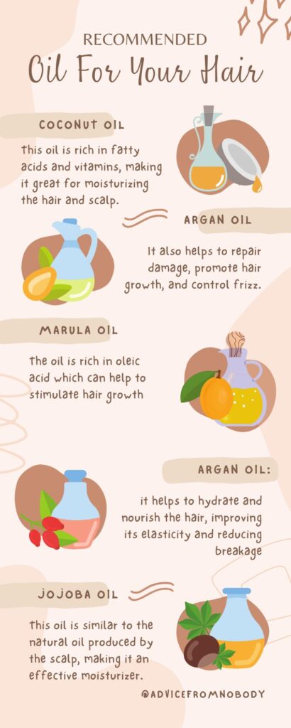 recommended oils for hot oil treatments