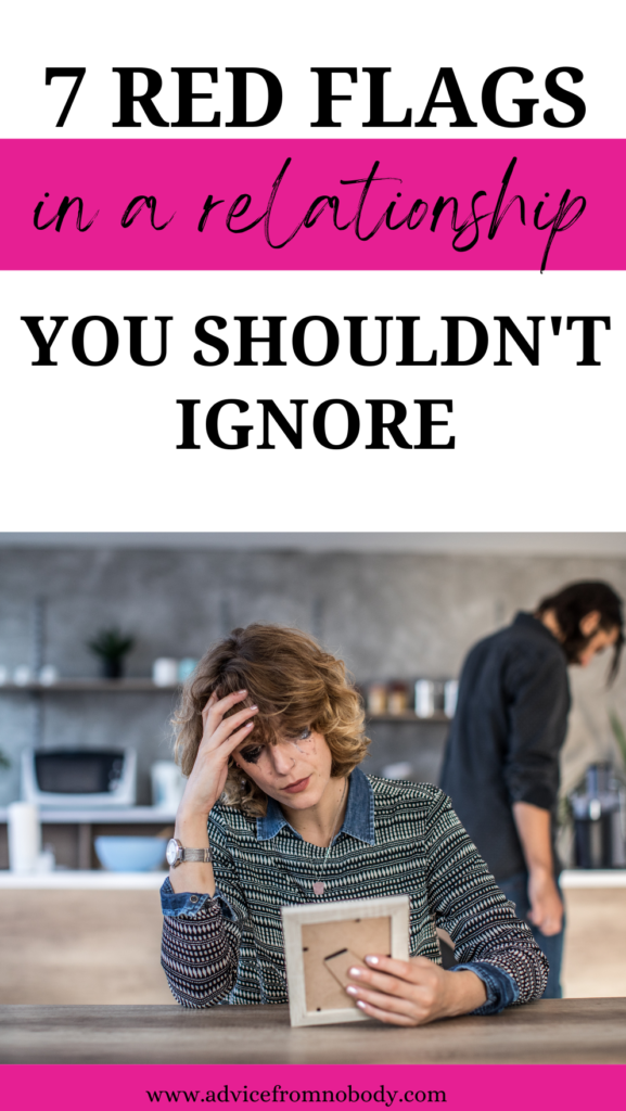 red flags in a relationship
