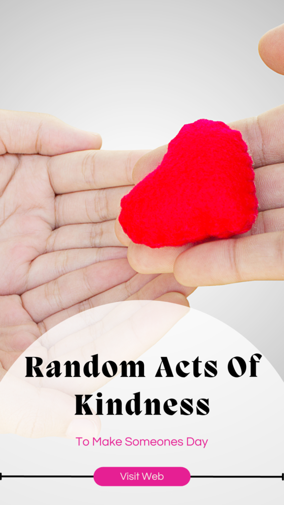 acts of kindness to make people's day
