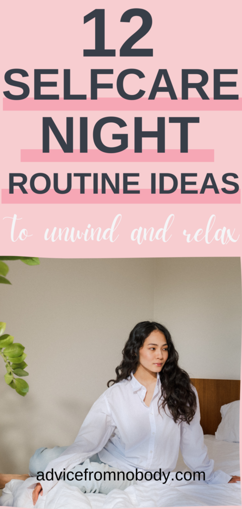 12 selfcare night routine ideas