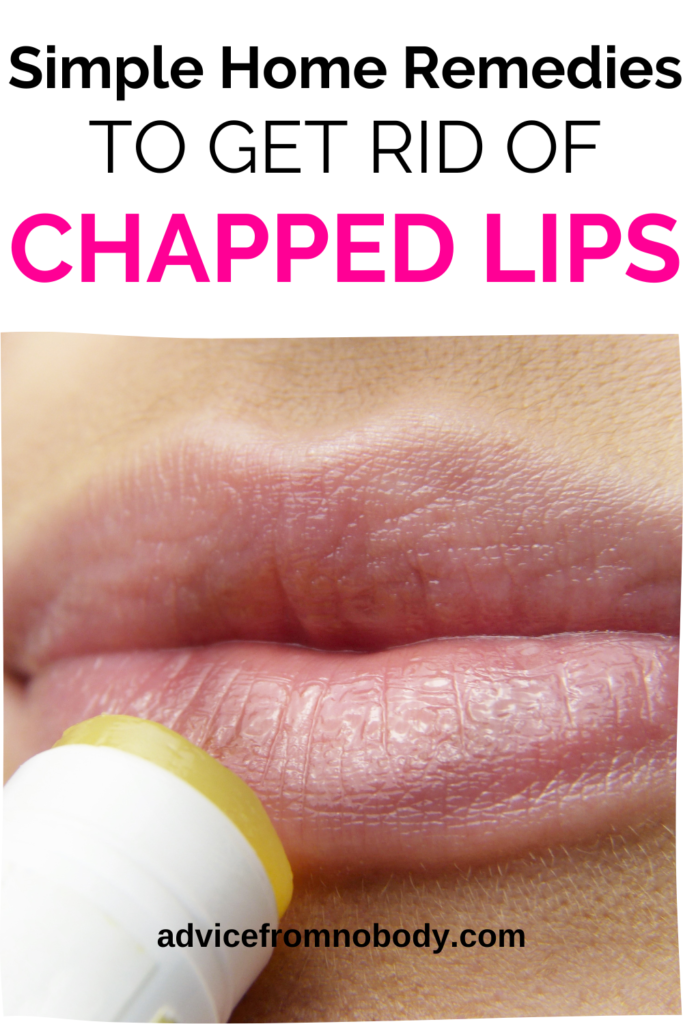how to heal chapped lips