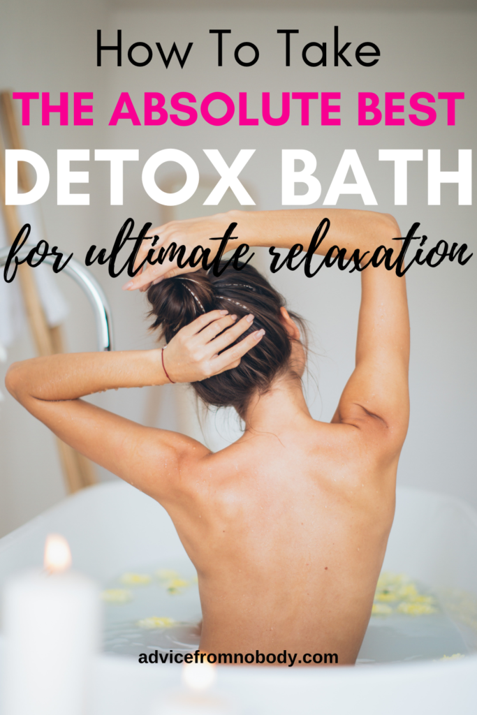 how to take detox bath for relaxation