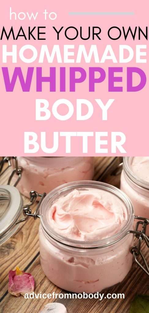 how to make your own homemade whipped body butter