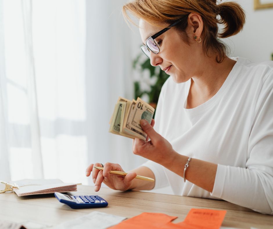 Make a budget monthly to stay organized