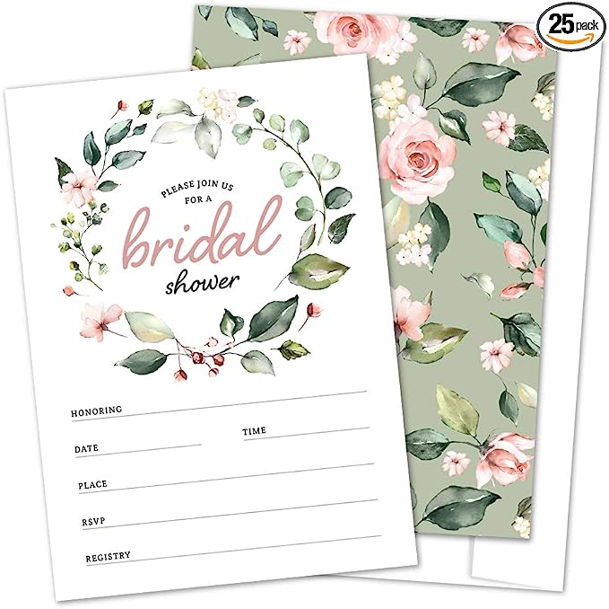 Bridal shower invites