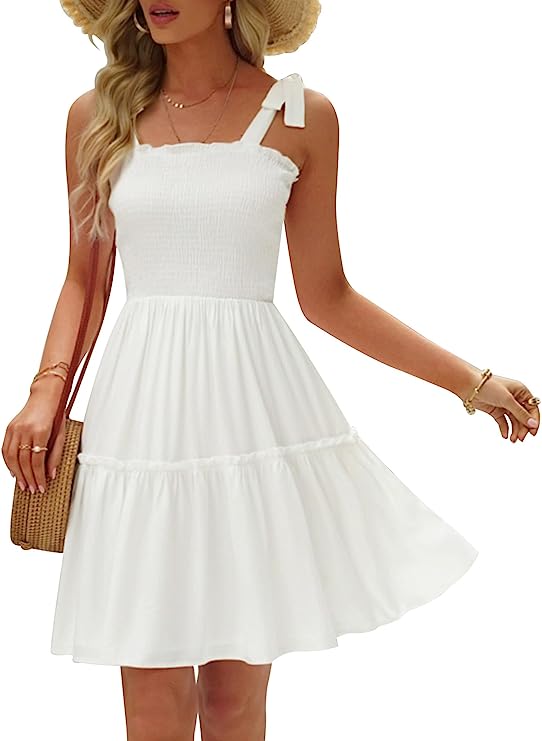 WHITE SUMMER DRESS