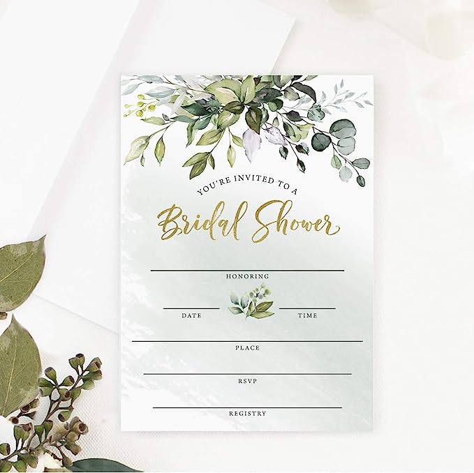 Bridal shower invitation  cards