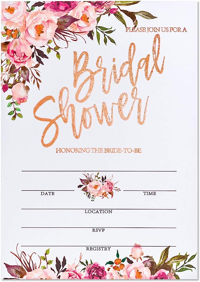 Bridal shower invites from amazon