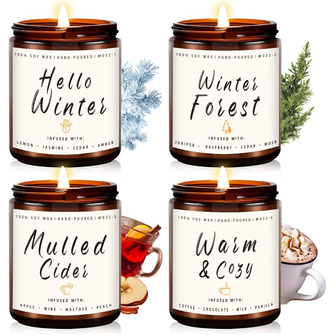Holiday Candle Jars