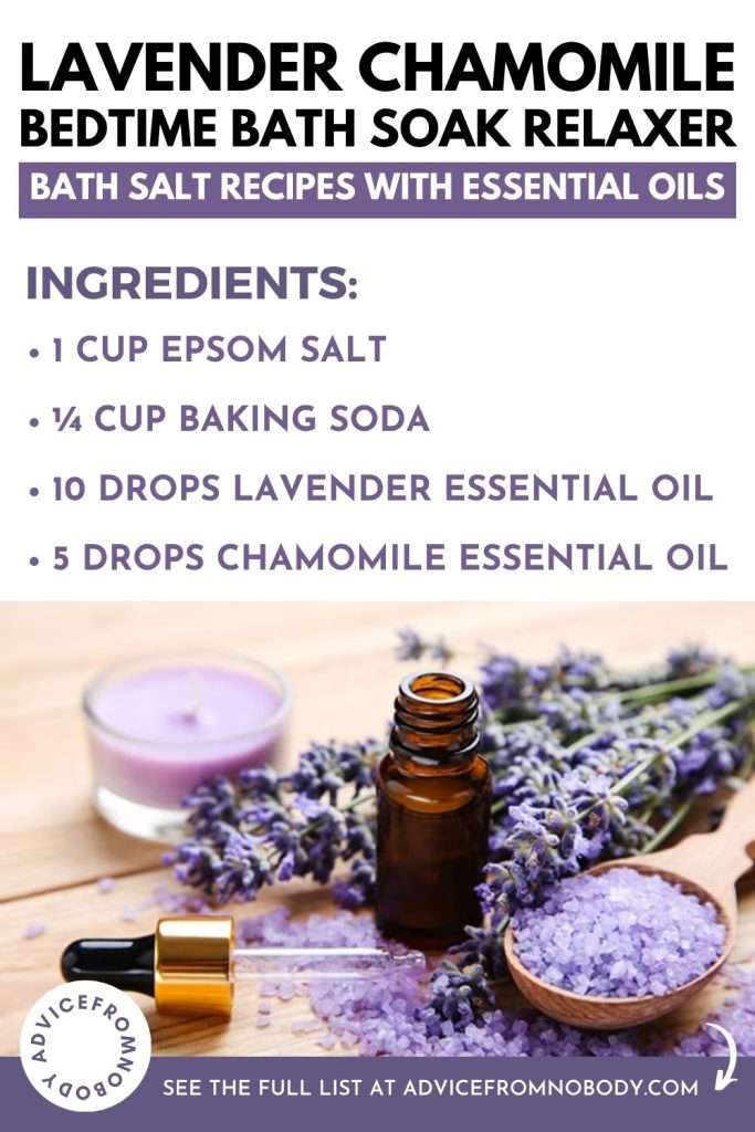 lavender chamomile bath soak recipe