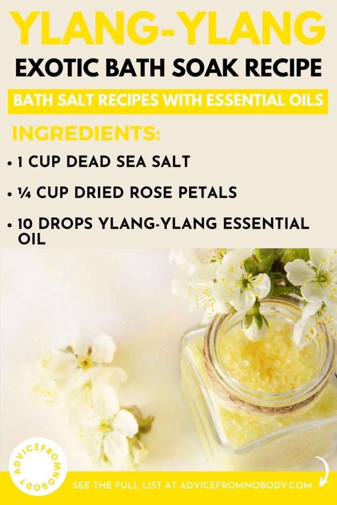 ylang-ylang bath salt recipe