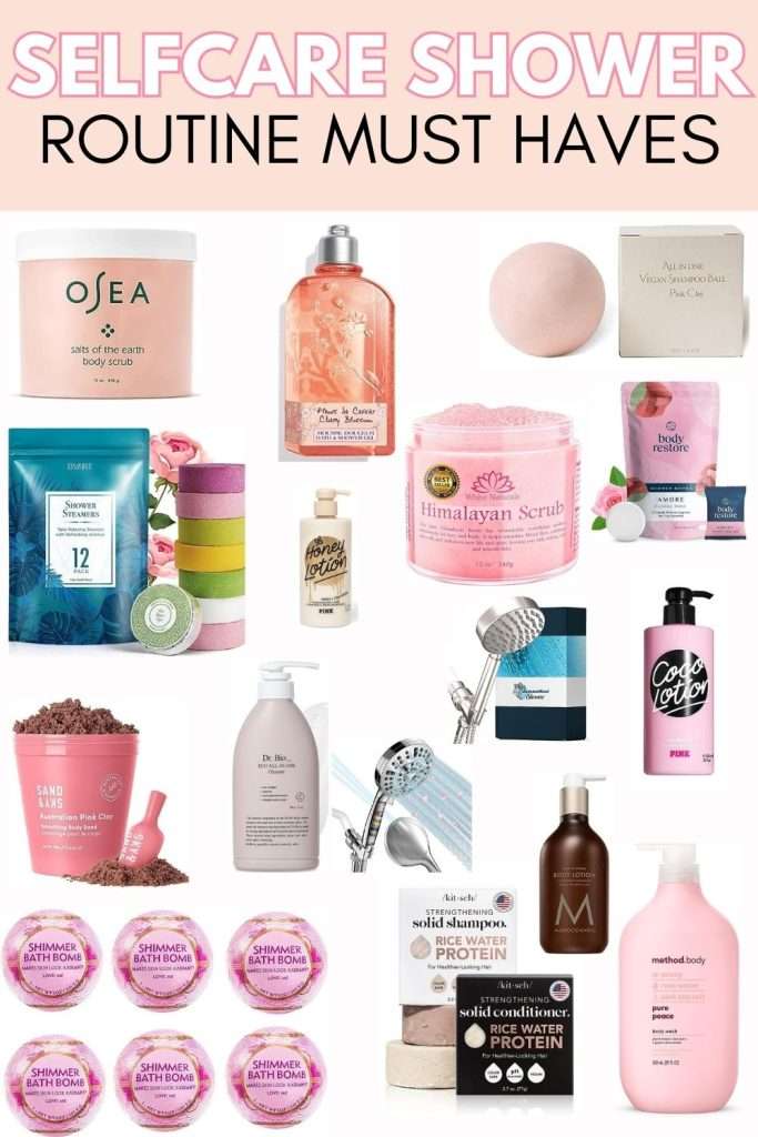 selfcare shower must haves