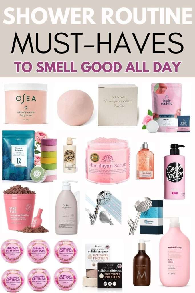 selfcare shower must haves