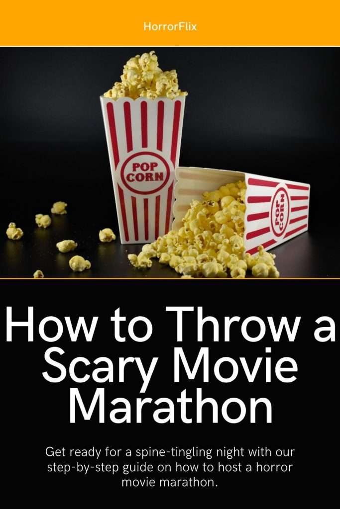 how to throw a Halloween movie night