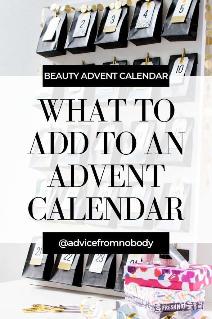 what to add to an advent calendar