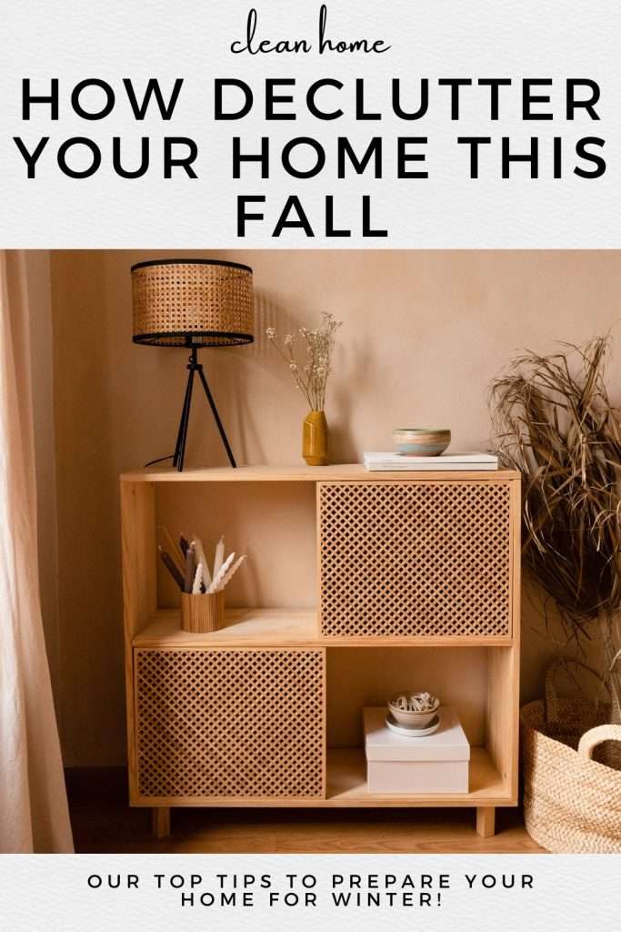 declutter your home for fall