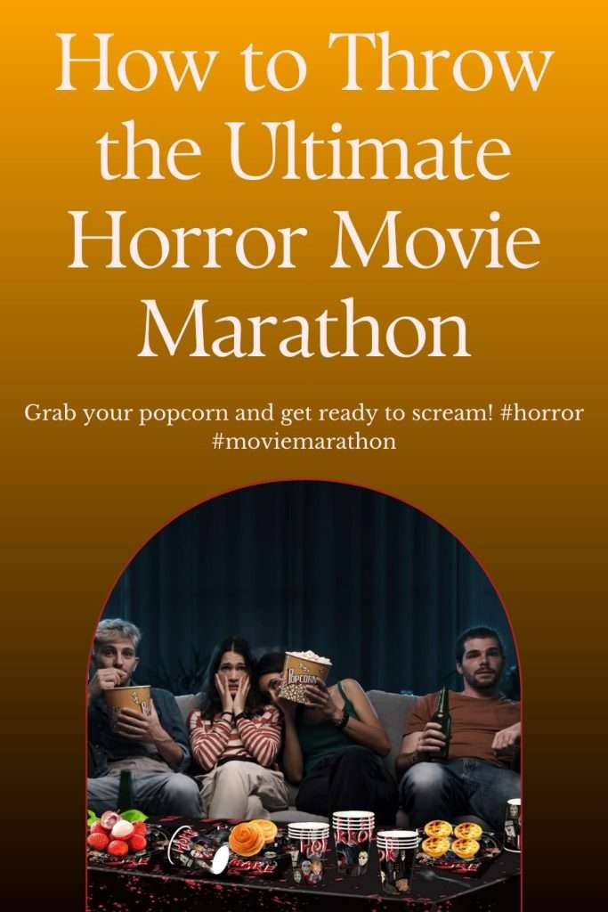 how to throw a Halloween movie night