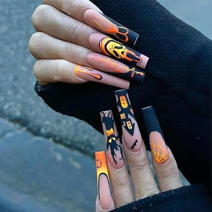 nail set for halloween