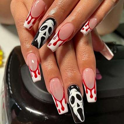 ghost face nail set
