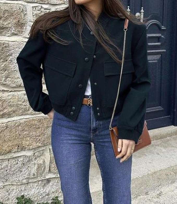 This Modegal Women's Varsity Bomber Jacket is Your Fall Wardrobe Essential

