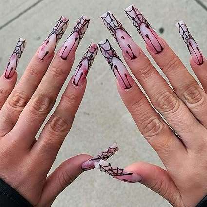nail set for halloween