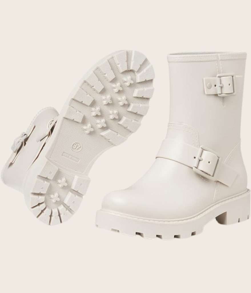 Waterproof rain boots for winter