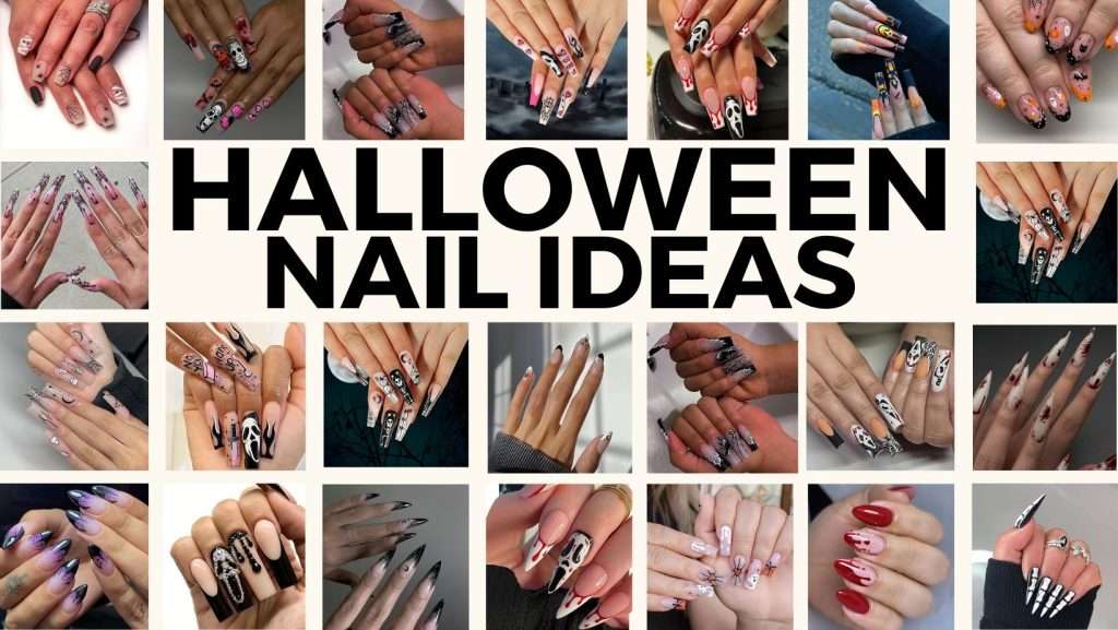 halloween press on from amazon