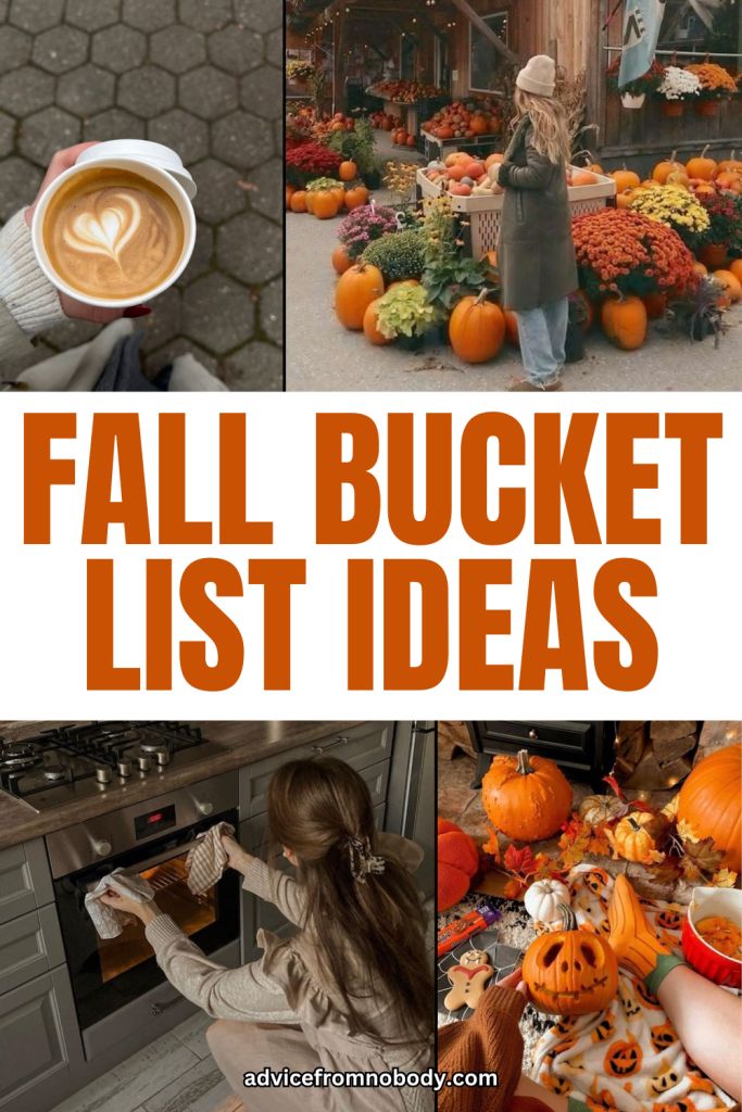 fall bucket list ideas