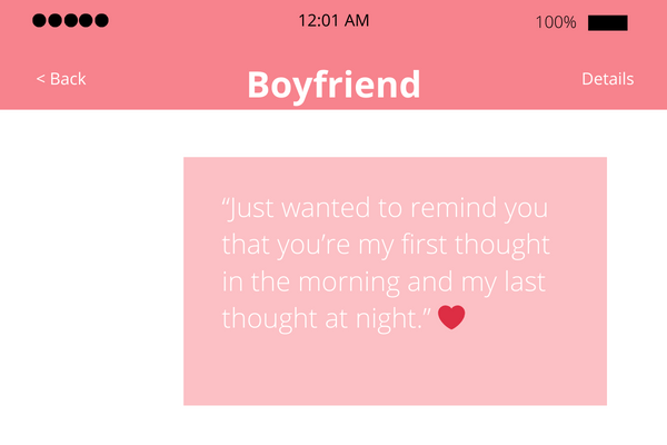 good morning text messages to send to your boyfriend