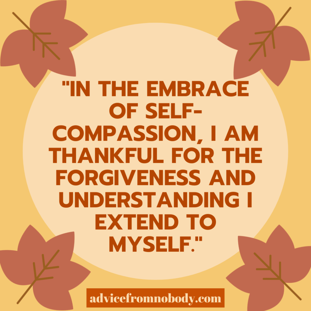 Self-Love Gratitude Affirmations For The Holidays 