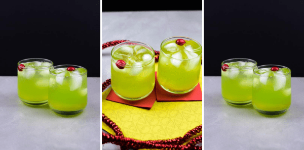 You’re a Mean One Grinch Mocktail
