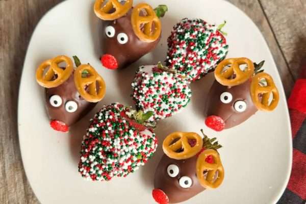 chocolate covered Christmas snack