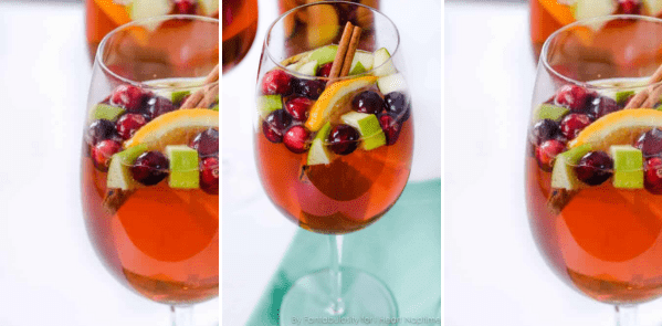 Holiday Sangria Mocktail
