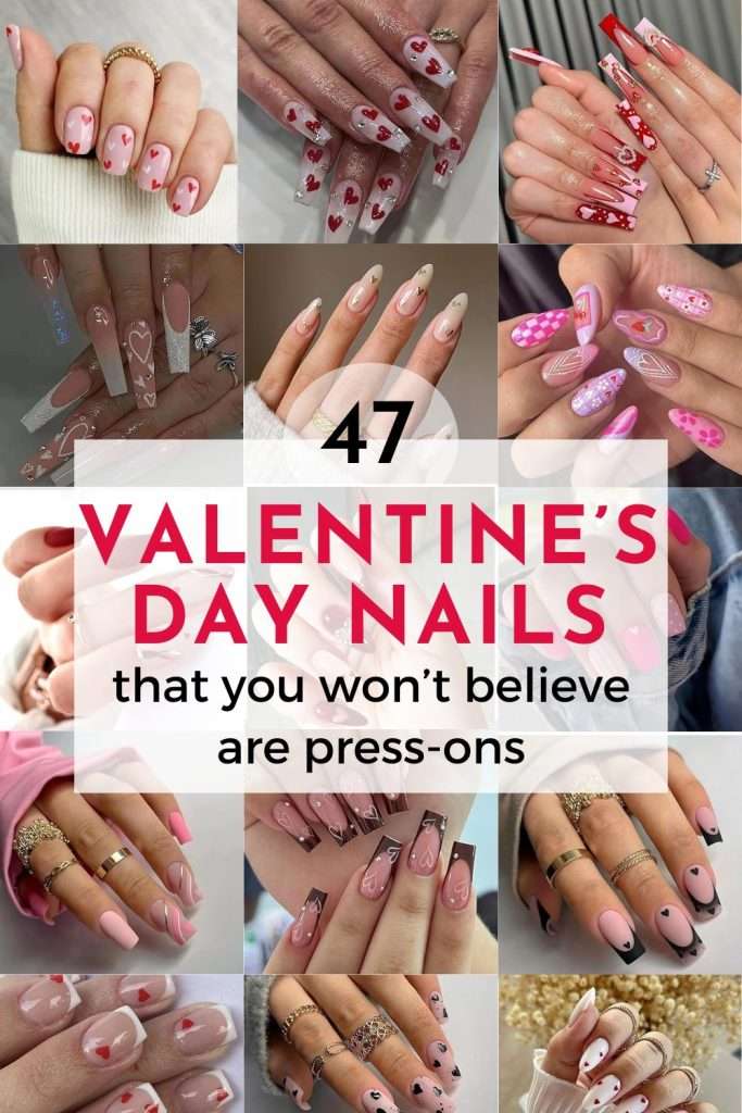 valentine's day nail designs