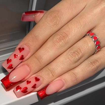 valentine's day nail designs