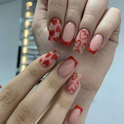 valentine's day nail designs