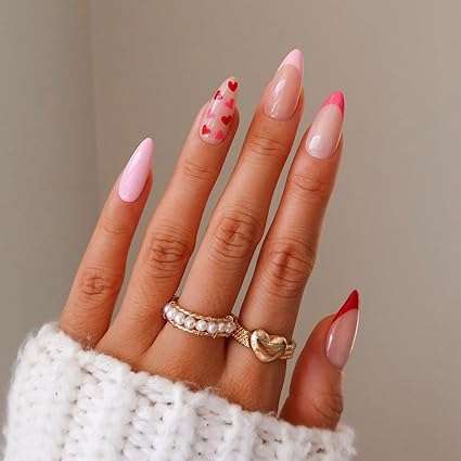 cute valentine's day nail ideas