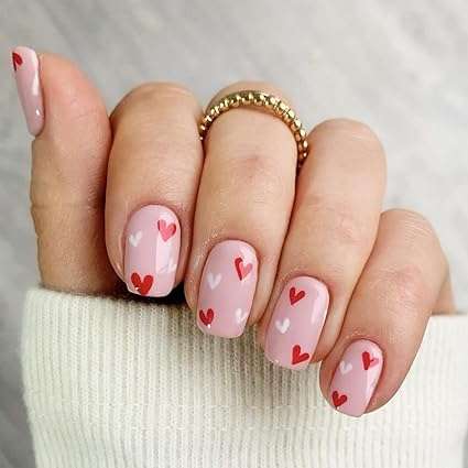 nail designs for valentine's day