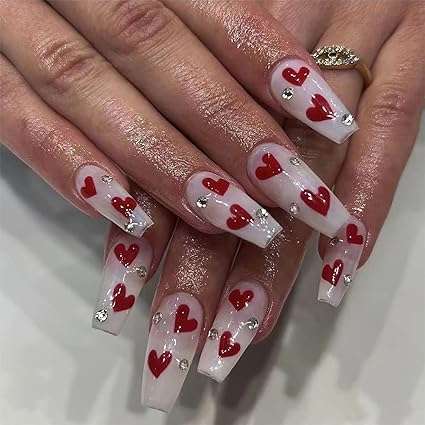 cute valentine's day nail ideas