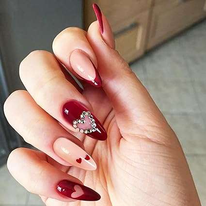nail designs for valentine's day