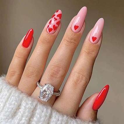 valentine's day nail designs