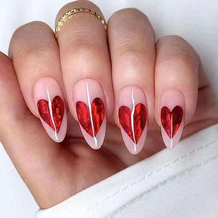 cute valentine's day nail ideas