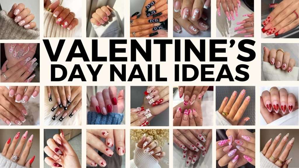 nail designs for valentine's day
