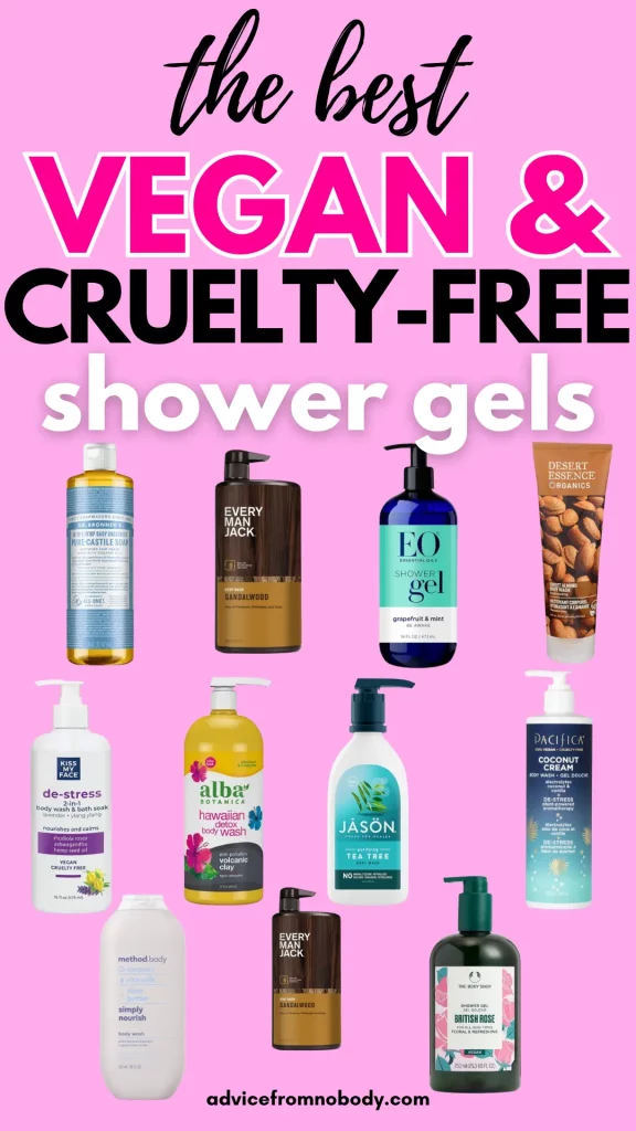 the best vegan and cruelty-free shower gels