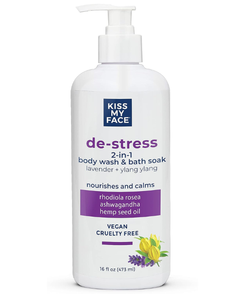 Kiss My Face De-Stress 2-in-1 Body Wash