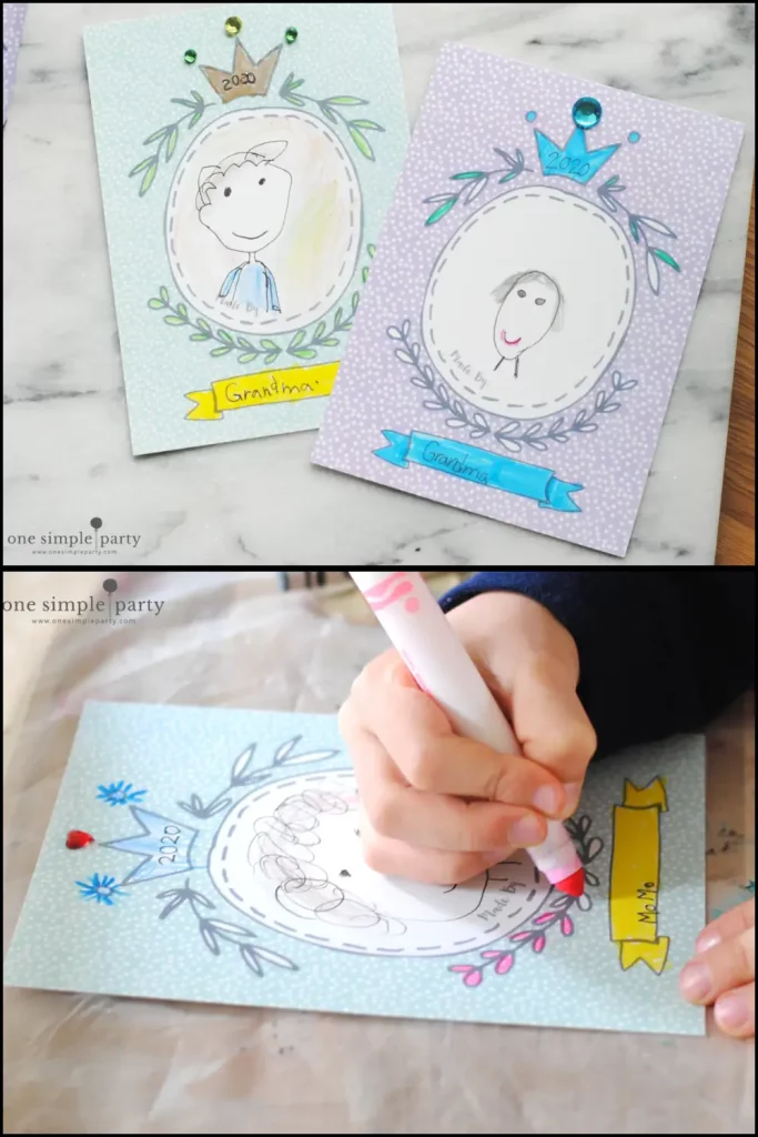 Easy Mother’s Day Portrait Drawings