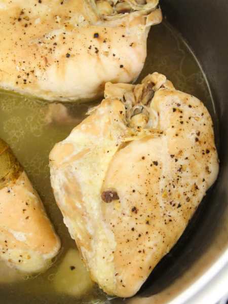 Instant Pot Poached Chicken