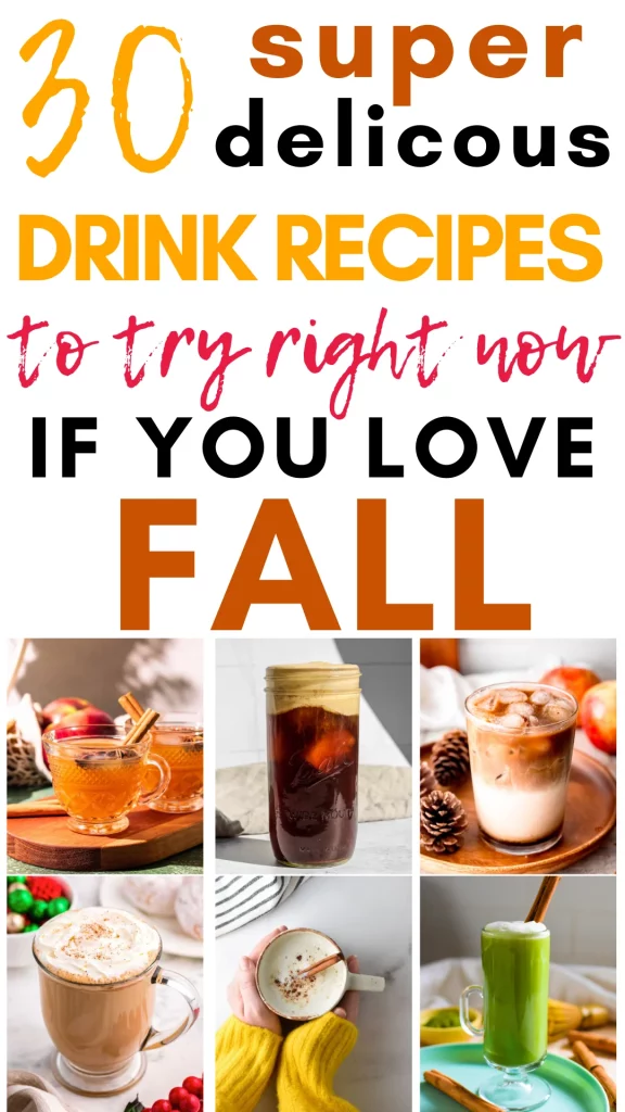 30 super delicious drink recipes to try right now if you love fall