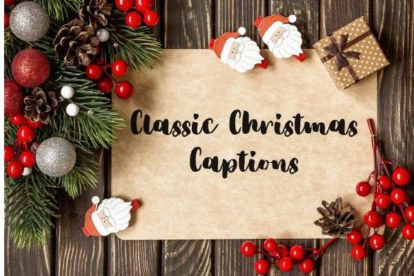 classic Christmas captions