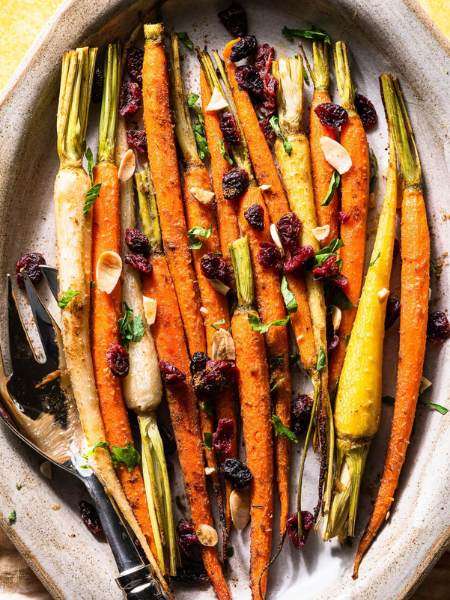Garam Masala Oven Roasted Carrots

